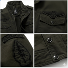 Bruno | Giacca Stile Militare Con Colletto Alto