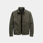 Tommaso | Giacca Da Campo Vintage Con Zip - Verde
